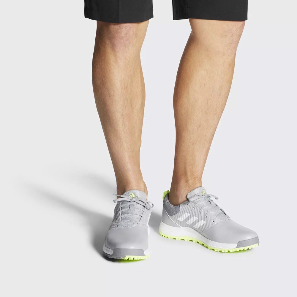 Adidas CP Traxion Spikeless Tenis De Golf Grises Para Hombre (MX-19726)